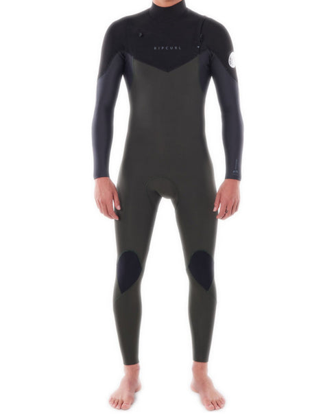 RIP Curl Dawn Patrol Dunkelgrün 5/3 Brust -Reißverschluss -Packung